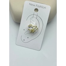 Biju Yılmaz Vip Gold Taşlı Earcuff Küpe - 26EAR09