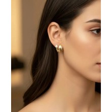 Biju Yılmaz Xuping Gold Yılan Küpe  - 25-XPKP63