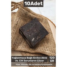 Carlburn #bitkiselsabun Güzel Kokulu El Yüz Saç Vücut Orijinal Bitkisel Ardıç Katranı Sabunu 120G - 10 Adet