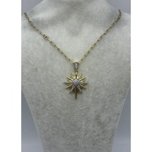 Biju Yılmaz Çelik Mix Kutup Yıldızı Kolye - 25-CLKK222