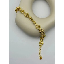 Biju Yılmaz 22K Altın Kaplama Marka Bileklik - 25-22K55