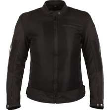 Venom Motosiklet Kadın Montu Yazlık Jessy Fileli Black Motorcu Mont