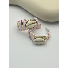 Biju Yılmaz Vip Gold Pembe Küpe - 25-VIP245