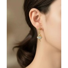 Biju Yılmaz Xuping Gold Taşlı Balerin Küpe - 25-XPKP158