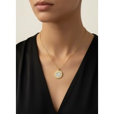 Biju Yılmaz Çelik Mix Yonca Kolye - 25-CLKK128