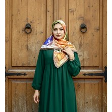 Levamor Kadın Işıltılı Kristal Taşlı Lüks Abiye Eşarp Vizon