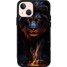 iPhone 14 Uyumlu Aslan Tasarımlı Glossy Premium Kılıf