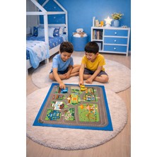 Sevimli Arabalar – Çocuklar Için Eğlenceli Mini Araba Seti Oyun Matı Oyun Halısı