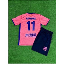 Barcelona 2025/26 Yeni Sezon Raphinha Deplasman Forması (Pembe)