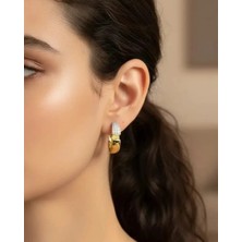 Biju Yılmaz Xuping Rose Tasarım Küpe - 25-XPKP125