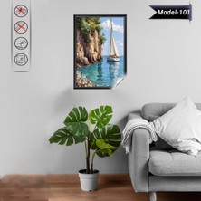 Akıllı Kağıt Statik Tutunma Özellikli Tablo - Poster Manzara (MODEL-101)