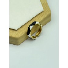 Biju Yılmaz Çelik Gold Ayarlanabilir Yüzük - 25YZK193