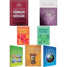 Türkiye İş Bankası Kültür Yayınları Tdk Yazım Kılavusu - Türkçe Sözlük - Atasözleri - Deyimler - Tarih - Coğrafya- Ilk Atlas