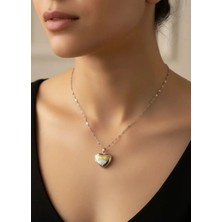 Biju Yılmaz Çelik Silver Resimlik Kolye - 25-CLKK102