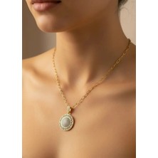 Biju Yılmaz Çelik Gold Mix Kolye - 25-CLKK125