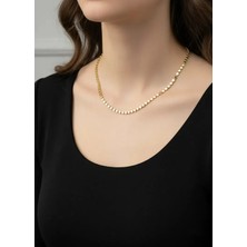 Biju Yılmaz Xuping Gold Ezme Kolye - 25-XPK52