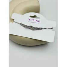 Biju Yılmaz Xuping Silver Taşlı Asansörlü Bileklik - 25-XPB139