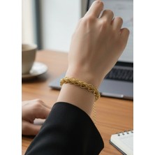 Biju Yılmaz Xuping Gold Taşlı Tasarım Bileklik - 26XPB16