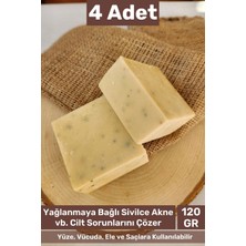 Carlburn #bitkiselsabun %100 Doğal Güzel Kokulu El Yüz Saç Vücut Orijinal Bitkisel Sidr Sabun 120G - 4 Adet