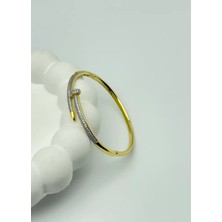 Biju Yılmaz Xuping Gold Ful Taş Çivi Bileklik - 25-XPKE01