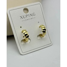 Biju Yılmaz Xuping Gold Mini Halka Küpe - 25-XPKP230