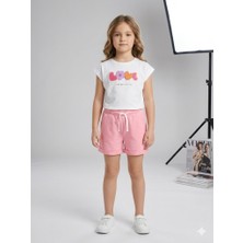 Benetton Beyaz Kız Çocuk   Tshirt