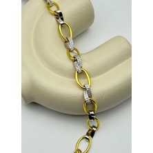 Biju Yılmaz 22K Altın Kaplama Mix Bileklik - 25-22K95