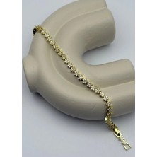 Biju Yılmaz Vip Gold Taşlı Yıldız Bileklik 25 -VIPB05