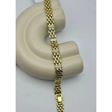 Biju Yılmaz Xuping Gold Taşlı Tasarım Bileklik - 25-XPB150