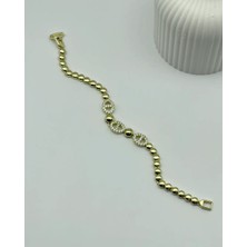 Biju Yılmaz Xuping Ymz Gold Taşlı Bileklik - 25-YMZB55