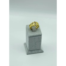 Biju Yılmaz Çelik Gold Ayarlanabilir Yüzük - 25YZK52