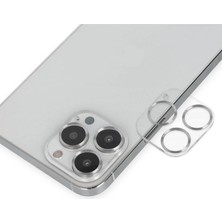 Esranın Dünyası Iphone 14 Pro Max Band Metal Kamera Lens - Gümüş