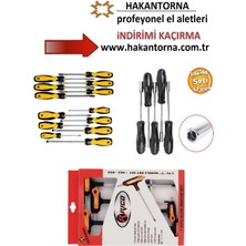ALWAYSSPEED Ht-Rico  Torx Tornavida Düz Yıldız Tornavida Takımı Lokma Tornavida T Saplı Allen Takımı Seti