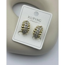 Biju Yılmaz Xuping Gold Mix Tasarım Küpe - 25-XPKP130