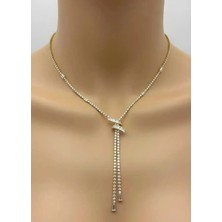 Biju Yılmaz Vip Gold Tasarım Su Yolu Kolye - 25-VIPK26