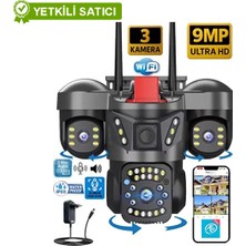 O-Kam 5011 3 Lens Wifi Ptz Kamera - Adaptör Hediyeli
