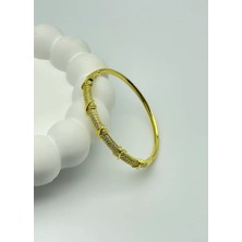 Biju Yılmaz Xuping Gold Taşlı x Kelepçe - 25-XPKE04