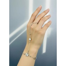 Biju Yılmaz Çelik Silver Kalp Yonca Şahmeran - 26SHM05