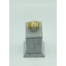 Biju Yılmaz Çelik Gold Inci Yüzük - 25YZK182