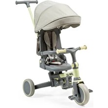 Baby2go 3 Tekerlekli Çocuk Bisikleti Vitessiz Gri Renkli Kontrollü Kullanım İmkanı Sunar