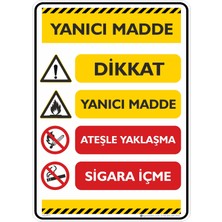 İsg Tabelam 35X50CM/ETIKET/YANICI Madde