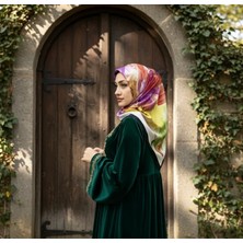 Levamor Kadın Işıltılı Kristal Taşlı Lüks Abiye Eşarp Siyah