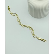 Biju Yılmaz Xuping Ymz Gold Kalpli Bileklik - 25-YMZB87