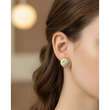 Biju Yılmaz Xuping Rose Taşlı Mini Küpe - 25-XPKP128