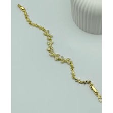 Biju Yılmaz Xuping Gold Taşlı Fiyonk Bileklik - 25-YMZB95