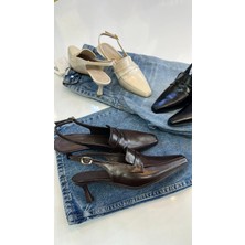 Akça Shoes Acı Kahve Topuklu Ayakkabı