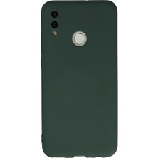 Esranın Dünyası Huawei P Smart 2019 Kılıf Nano Içi Kadife Silikon - Koyu Yeşil