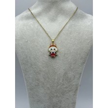 Biju Yılmaz Çelik Gold Labu Kolye - 25-CTR340