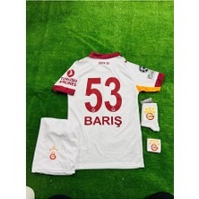 G'.â.l.a.t.â/.s.a.r.â.yy_ 2026 /barış Alper// /53/ Deplasman Beyaz Çocuk Forması 4 Lü Set