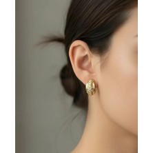 Biju Yılmaz Xuping Gold Taşlı x Küpe - 25-XPKP135